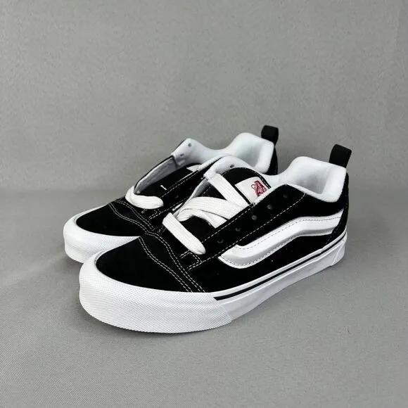 Vans Knu Skool Sneakers Black / White Shoes Unisex Off The Wall Sz M5.5/W7