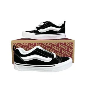 Vans Knu Skool Sneakers Black / White Shoes Unisex Off The Wall Sz M5.5/W7