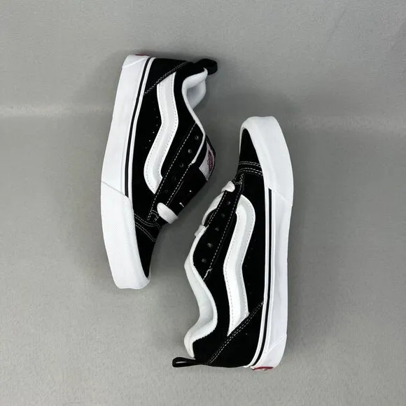 Vans Knu Skool Sneakers Black / White Shoes Unisex Off The Wall Sz M5.5/W7