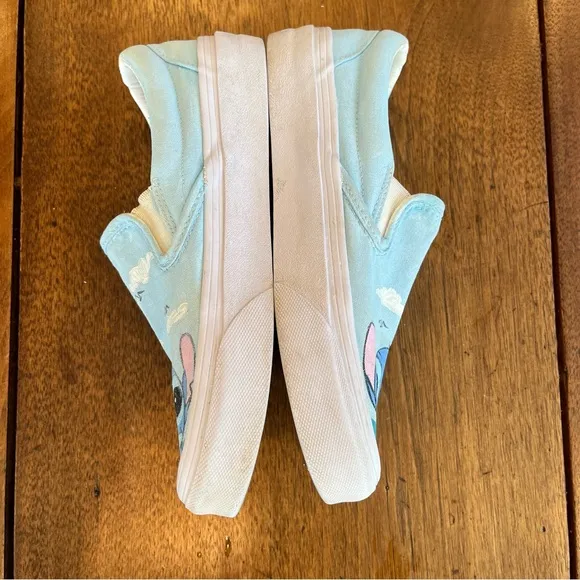 Vans Lilo &amp; Stitch Hand Painted Slip-on Sneakers Women's 6/ Mens 4.5 Disney