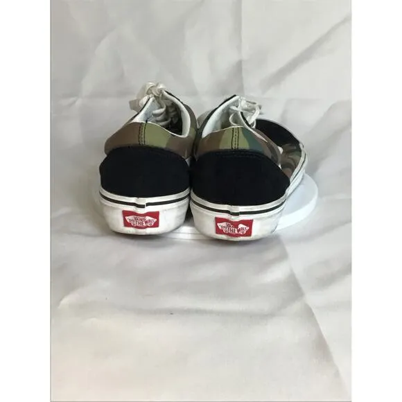 Vans Mens Camo Classic Sneakers Sz. 8.5Men/10 black Women Tie up Skater Sneaker