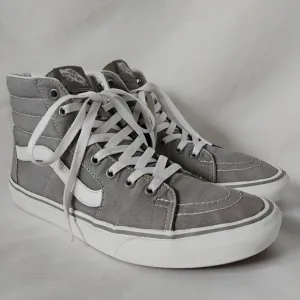 Vans Off The Wall SK8-HI Frost Grey Men's 9.5 Skateboarding High Top Sneakers
