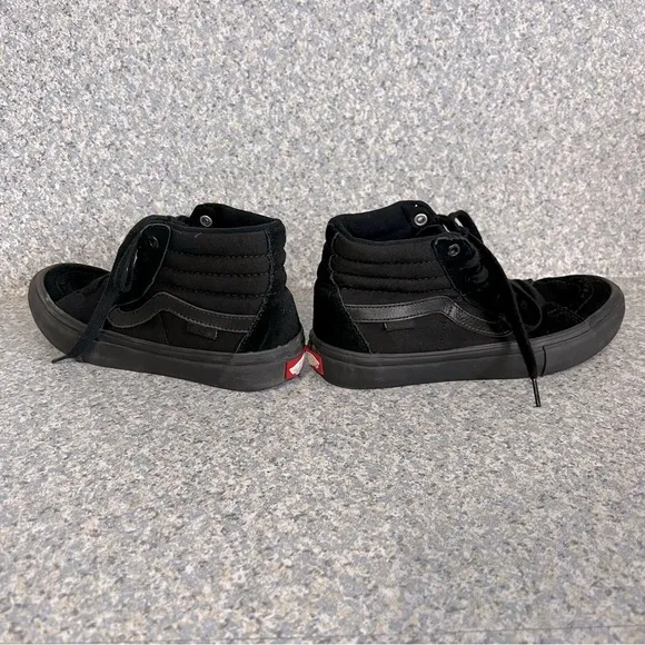 Vans Off The Wall SK8 Hi Pro Men's 5.5 Shoes Triple Black UltraCush Sneakers