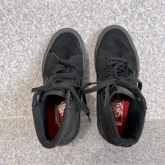 Vans Off The Wall SK8 Hi Pro Men's 5.5 Shoes Triple Black UltraCush Sneakers