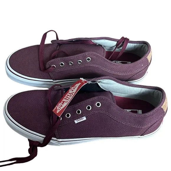 Vans Old Skool Men’s Burgundy / Maroon Shoe Skater Sneakers NEW