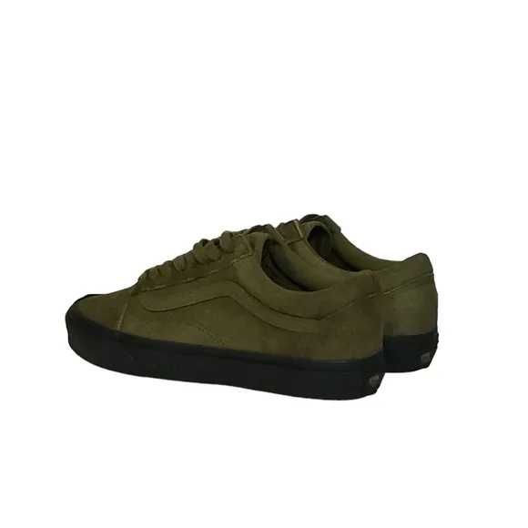 Vans Old Skool Military Olive Black Skate Shoes Sneakers Size 7 M or 8.5 Womens