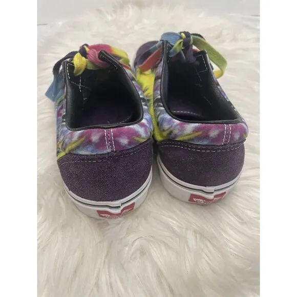 Vans Old Skool Mysterioso Purple Tie‎ Dye Sneakers Men’s Size 9.5 Women’s 11