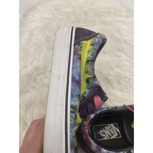 Vans Old Skool Mysterioso Purple Tie‎ Dye Sneakers Men’s Size 9.5 Women’s 11