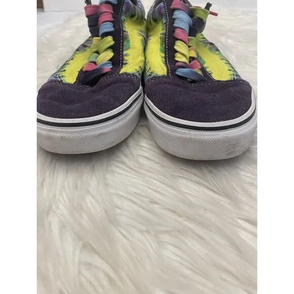 Vans Old Skool Mysterioso Purple Tie‎ Dye Sneakers Men’s Size 9.5 Women’s 11