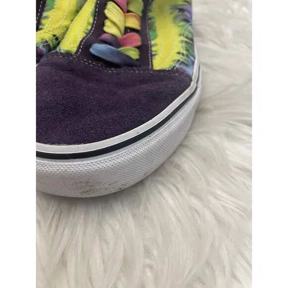 Vans Old Skool Mysterioso Purple Tie‎ Dye Sneakers Men’s Size 9.5 Women’s 11