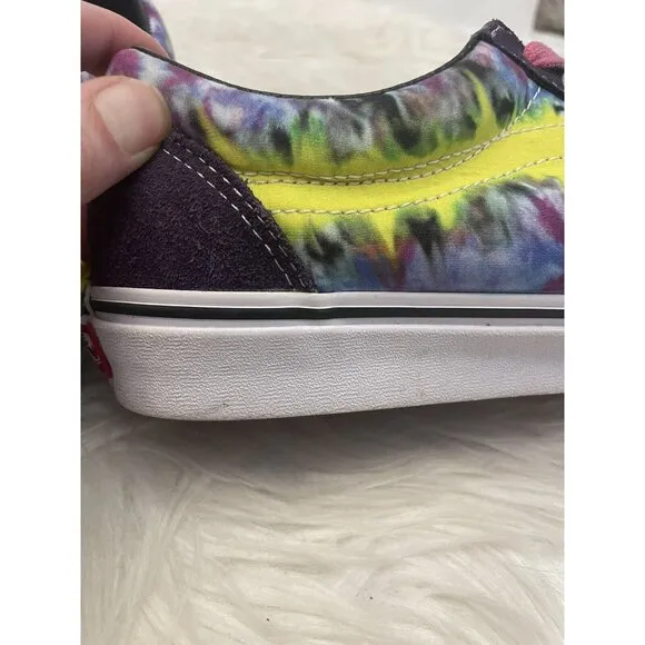 Vans Old Skool Mysterioso Purple Tie‎ Dye Sneakers Men’s Size 9.5 Women’s 11