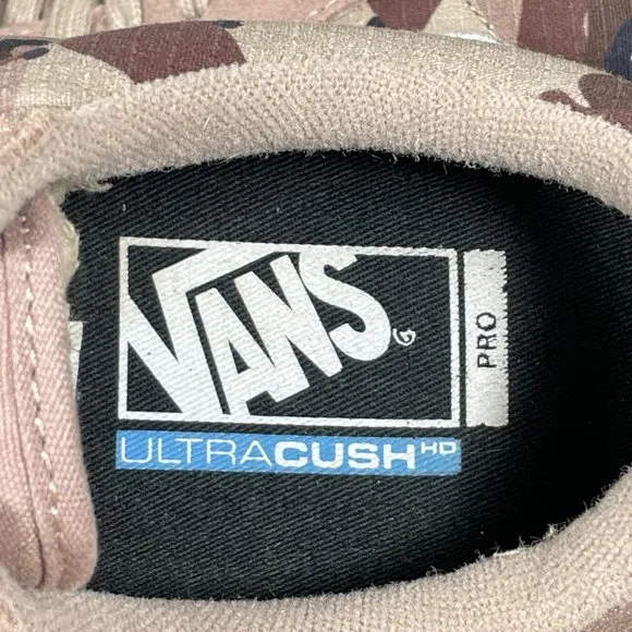 VANS Old Skool Pro Men's Size 7 Shoes Desert Camo UltraCush Low Skater Sneakers
