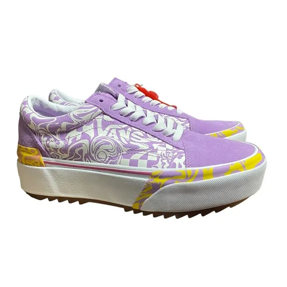 Vans Old Skool Stacked Wavy Daze Sheer Lilac Sneakers