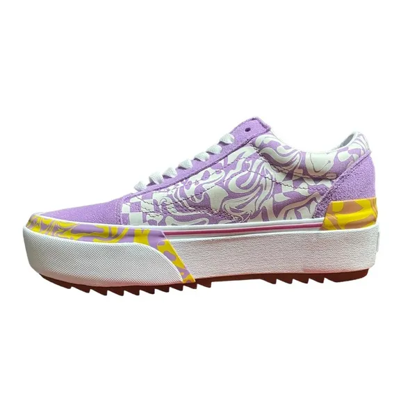 Vans Old Skool Stacked Wavy Daze Sheer Lilac Sneakers