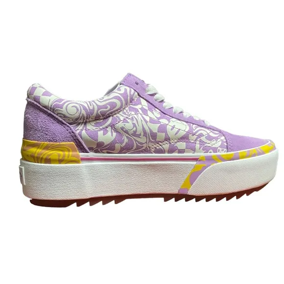 Vans Old Skool Stacked Wavy Daze Sheer Lilac Sneakers