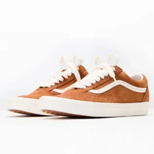 Vans Old Skool Pig Suede Tobacco Brown SZ 13 NEW!