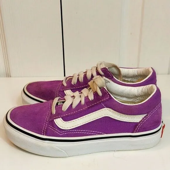 Vans Old Skool Purple Suede Skater Sneakers 13.5