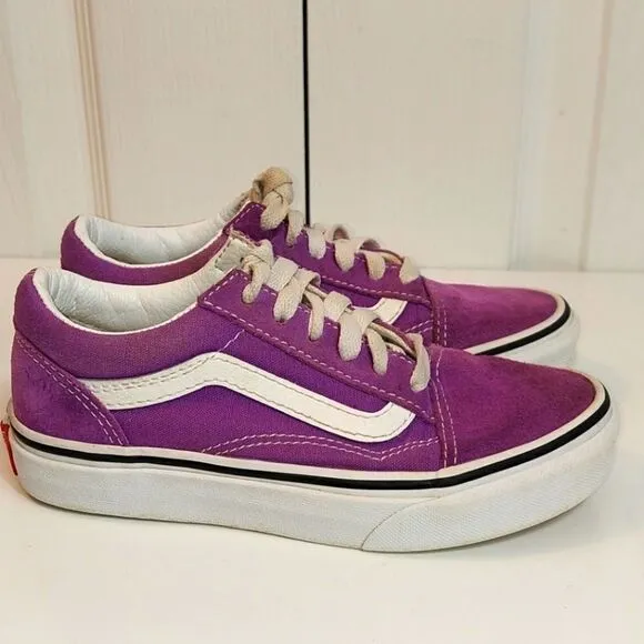 Vans Old Skool Purple Suede Skater Sneakers 13.5