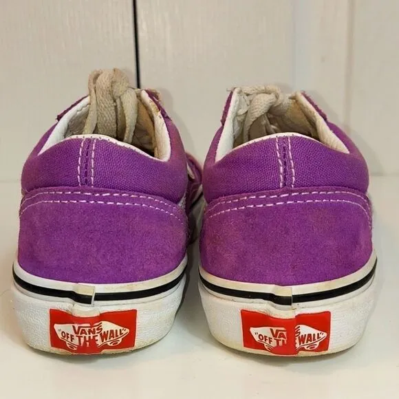 Vans Old Skool Purple Suede Skater Sneakers 13.5