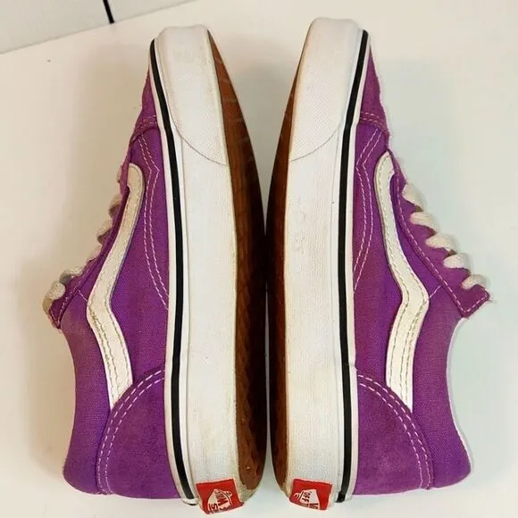 Vans Old Skool Purple Suede Skater Sneakers 13.5
