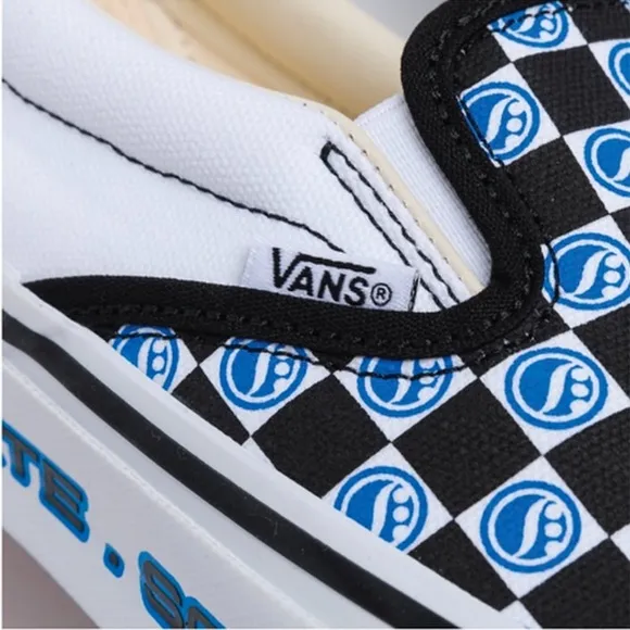 VANS • OTW Custom Slip On Checkered Reissued ‘98 Skater Sneakers Shoes