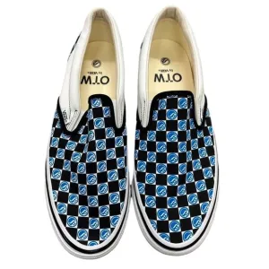 VANS • OTW Custom Slip On Checkered Reissued ‘98 Skater Sneakers Shoes