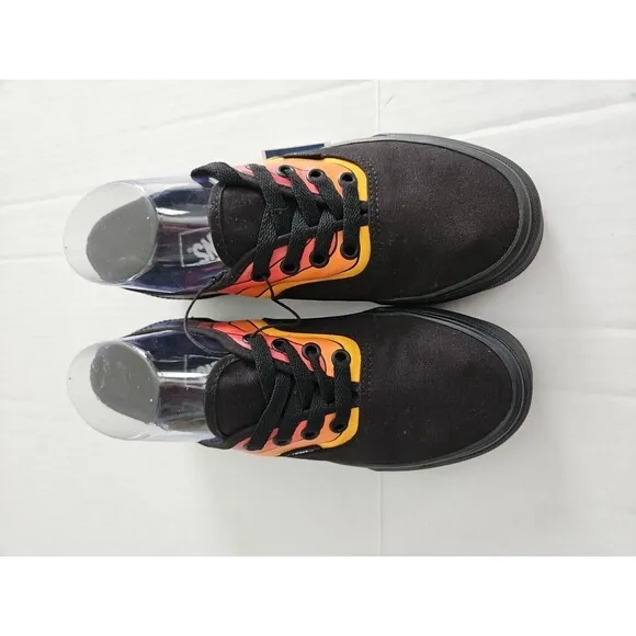 VANS Refract Rainbow Black Skater Shoes Men's 5 Women's 6.5 Unisex Pride NWT