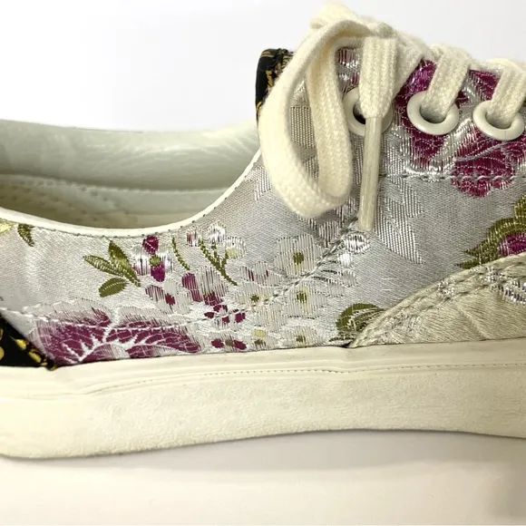 Vans Shoes Satin Patchwork Skater Sneakers W9