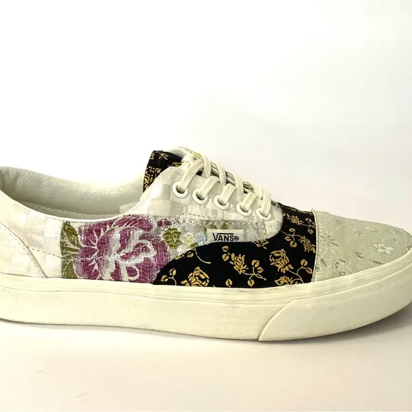 Vans Shoes Satin Patchwork Skater Sneakers W9