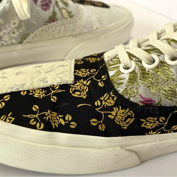 Vans Shoes Satin Patchwork Skater Sneakers W9