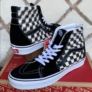 VANS SK8-Hi Blur Check Black/Classic White WMNS