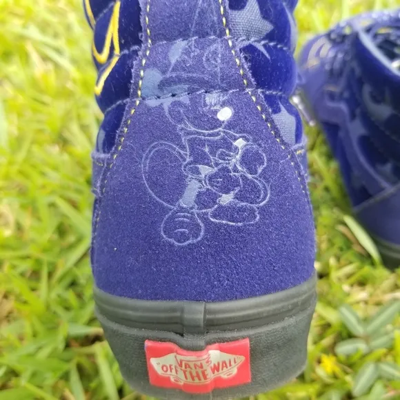 Vans Sk8-Hi Disney Mickey Sorcerer's Apprentice Shoes Ladies Size 8 Men 6.5