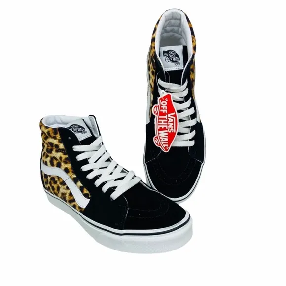 Vans Sk8-Hi Leopard Sneakers Black
