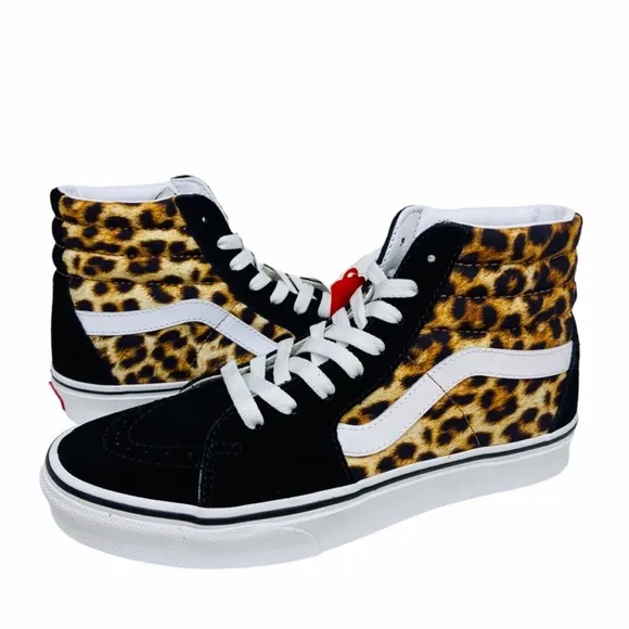 Vans Sk8-Hi Leopard Sneakers Black