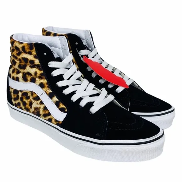 Vans Sk8-Hi Leopard Sneakers Black