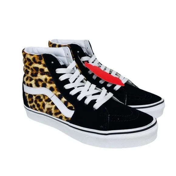 Vans Sk8-Hi Leopard Sneakers Black