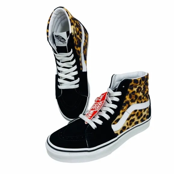 Vans Sk8-Hi Leopard Sneakers Black