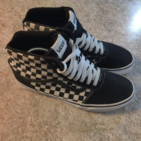 Vans Skater Shoes Men 12 Checkerboard Athletic Streetwear Grunge Retro 90s Style