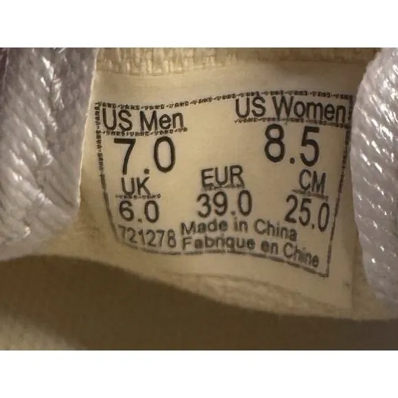 Vans Style 93 Mary Jane Women’s 8.5 True White Canvas Strap Skater VTG Rare