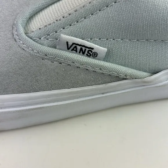 Vans Suede Off The Wall Slip-On Pastel Blue Skater Sneakers