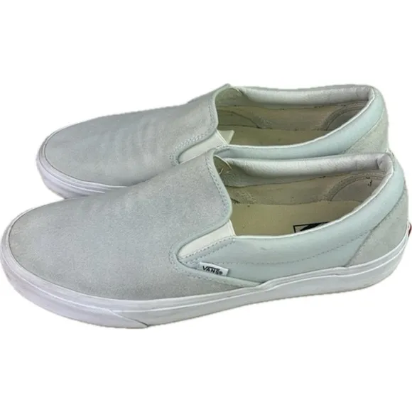 Vans Suede Off The Wall Slip-On Pastel Blue Skater Sneakers