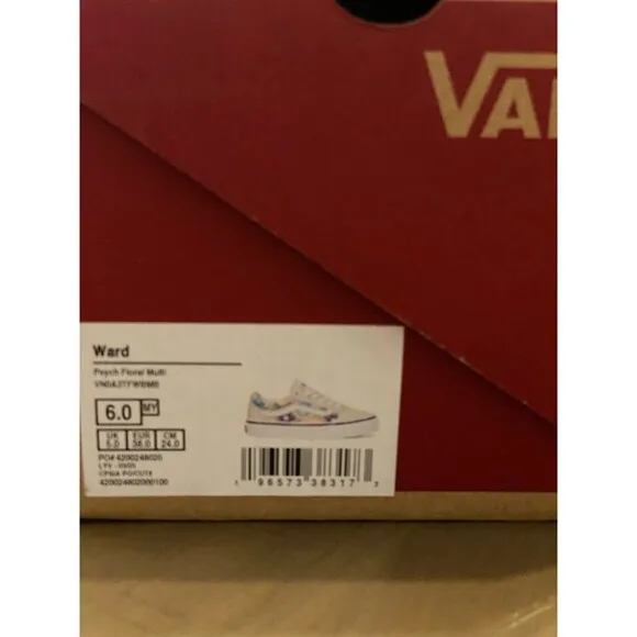 Vans Ward Kids Floral - Size 6 (Womens 7.5)