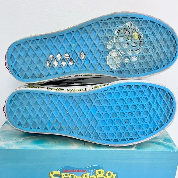 Vans x Spongebob Old Skool Off The Wall Lace Up Sneakers Women’s 6.5 Men’s 5