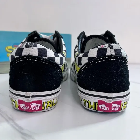 Vans x Spongebob Old Skool Off The Wall Lace Up Sneakers Women’s 6.5 Men’s 5