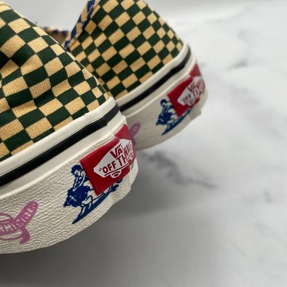 Vans X Mami Wata VR3 Cush Checkerboard Cream Skater Sneakers Men 7.5 Limited