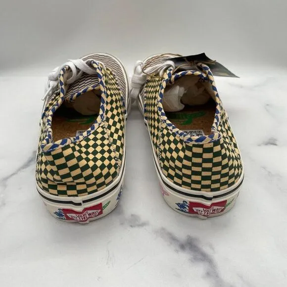 Vans X Mami Wata VR3 Cush Checkerboard Cream Skater Sneakers Men 7.5 Limited