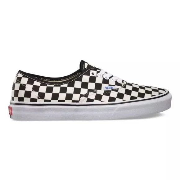 Vans Men's 9 Lace Up Low Sneakers Brown Cream Checkerboard Classic Skater Punk
