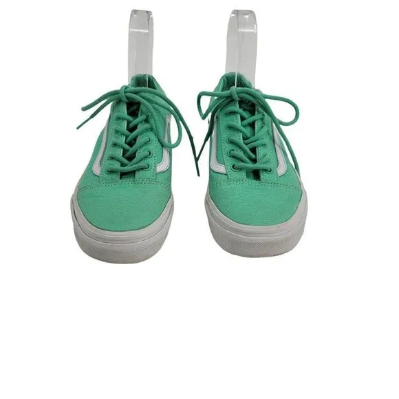 Vans Sneakers Old Skool Neptune Green True White Unisex Women Sz 6 Men 4.5