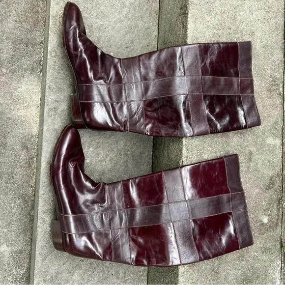 Vero Cuoio Brown Leather Boots Size 10