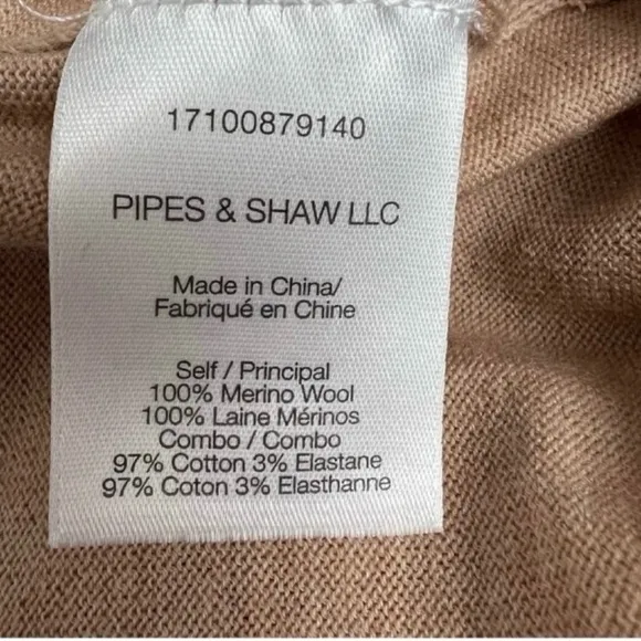 VERONICA BEARD Roscoe Merino Wool Mixed Media Pullover Sweater Size XS
